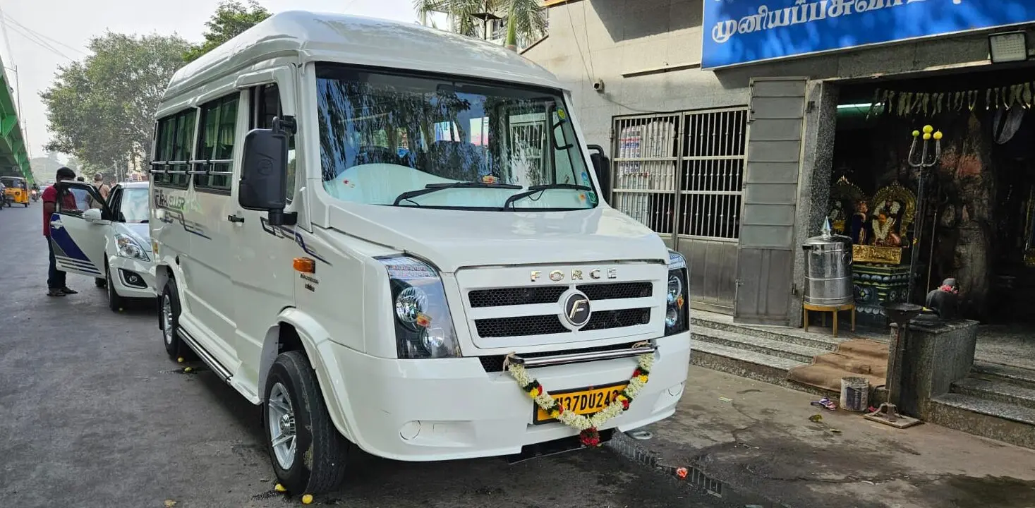  Best Tempo Traveller rental service in Tiruppur for group tours – Bluemoon Travels