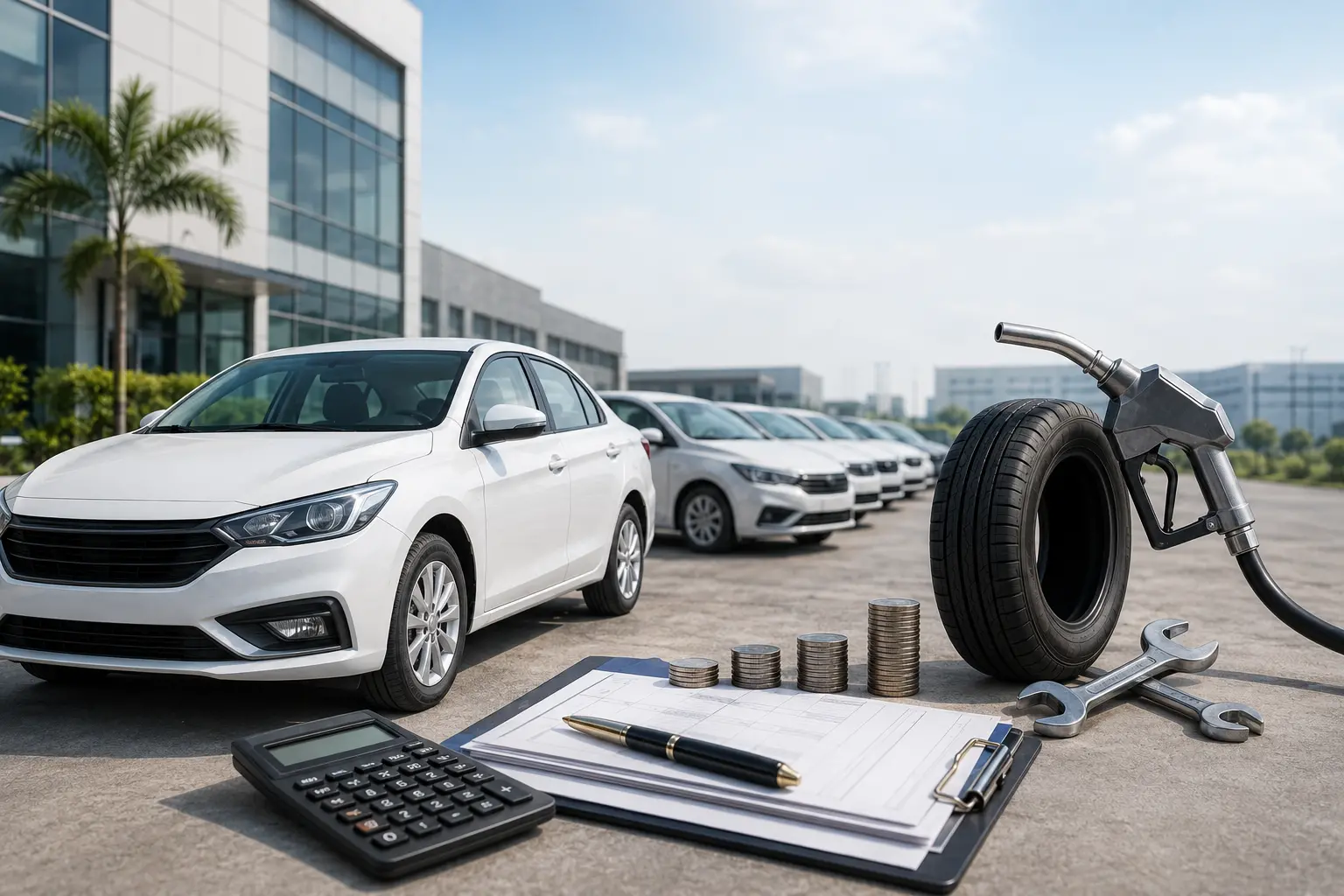 The Real Cost of Owning a Corporate Fleet in Tirupur