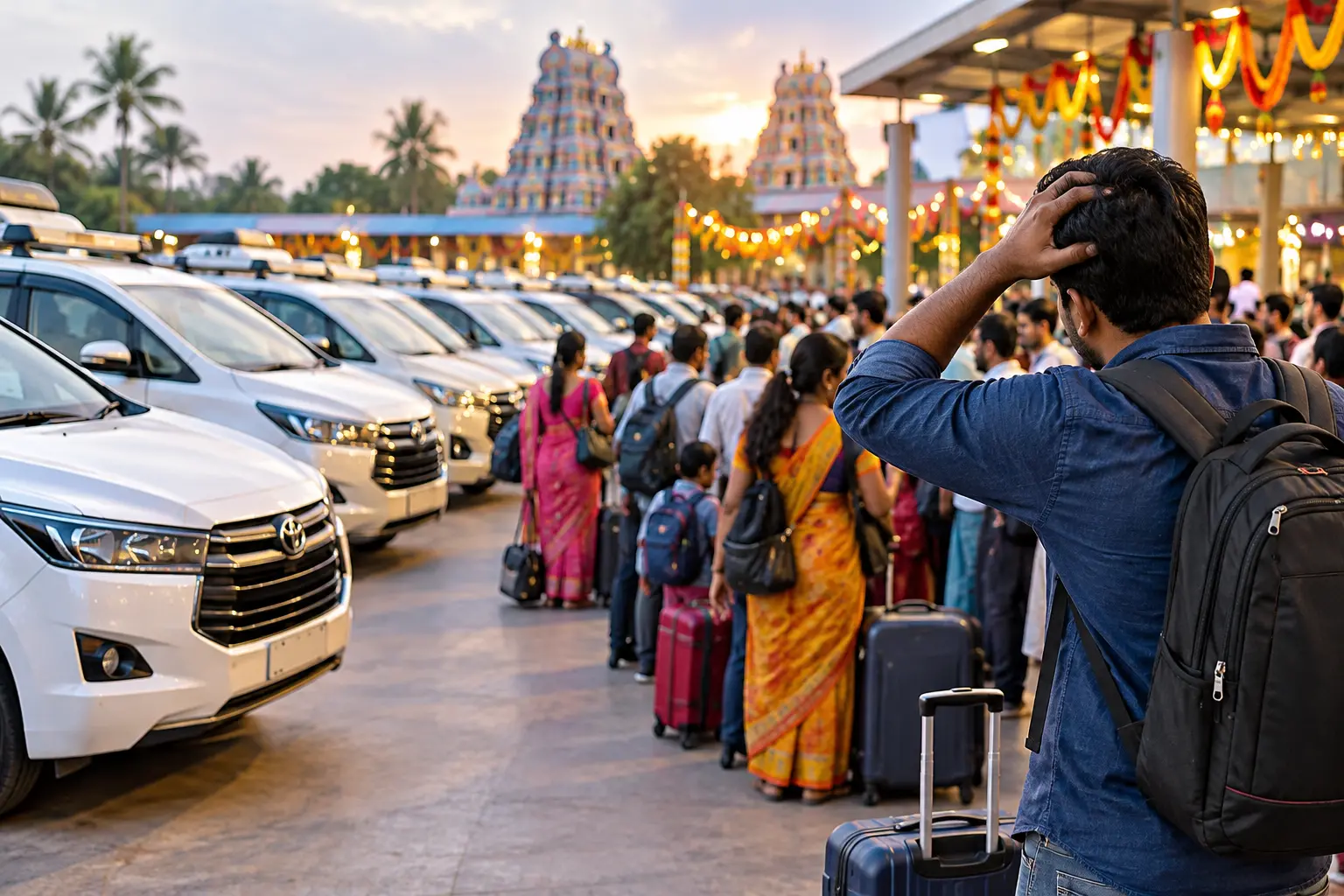 No Cabs Available During Festival Season in Tirupur? Here’s How to Guarantee Your Ride